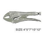 Lock-grip positive-opening locking pliers