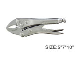 Lock-grip negative-opening locking pliers