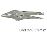 Long-jaws lock-grip positive-opening locking pliers